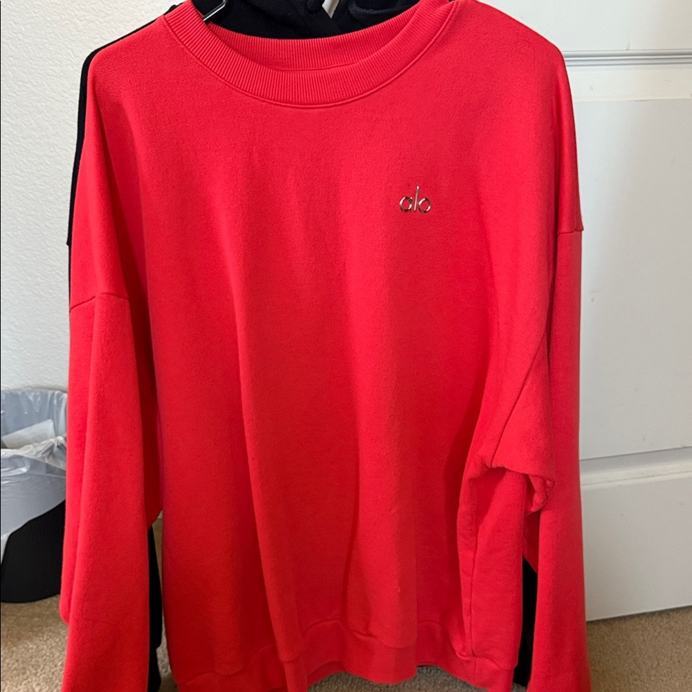 ALO Yoga Vibrant Red Top